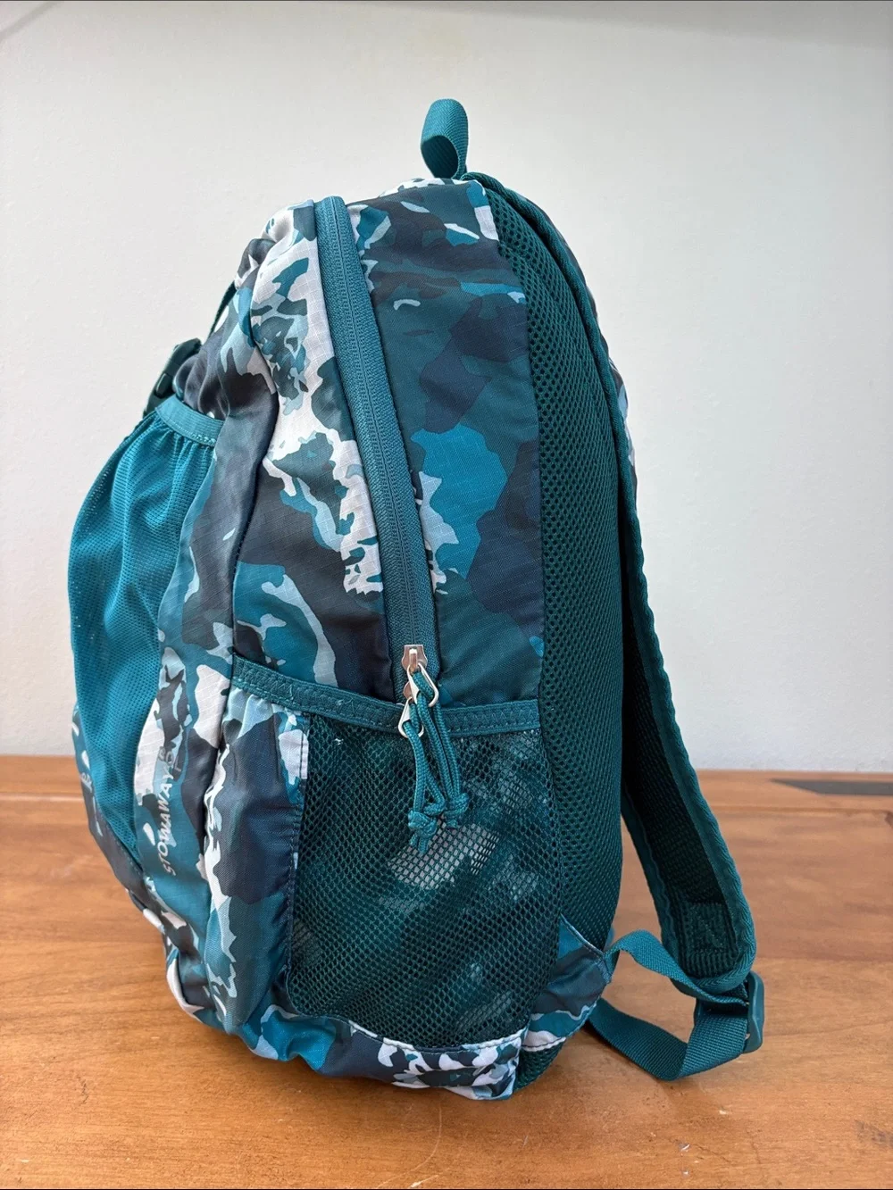 Eddie Bauer Stowaway 30L Teal Camo Backpack